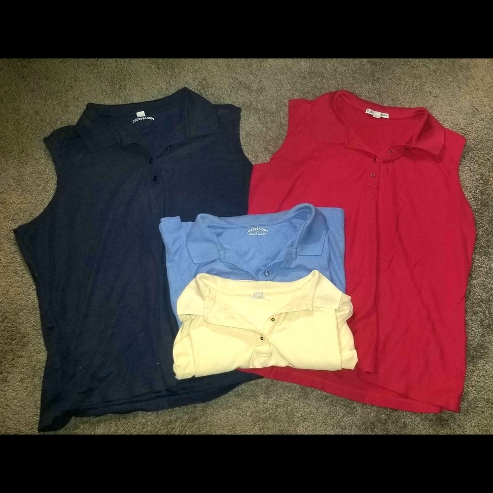 Port Authority Women's Sleeveless Tops - Black, Blue, Red, Yellow